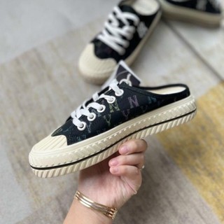 Giày sục thể thao đạp gót mule mono new york kankees