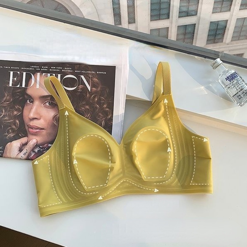 Ultra Áo Ngực Siêu Mỏng Không Gọng Không Đường May Thoáng Khí Thời Trang Cho Nữ