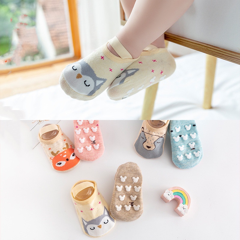 Vớ Cotton Chống Trượt Cho Bé Sàn