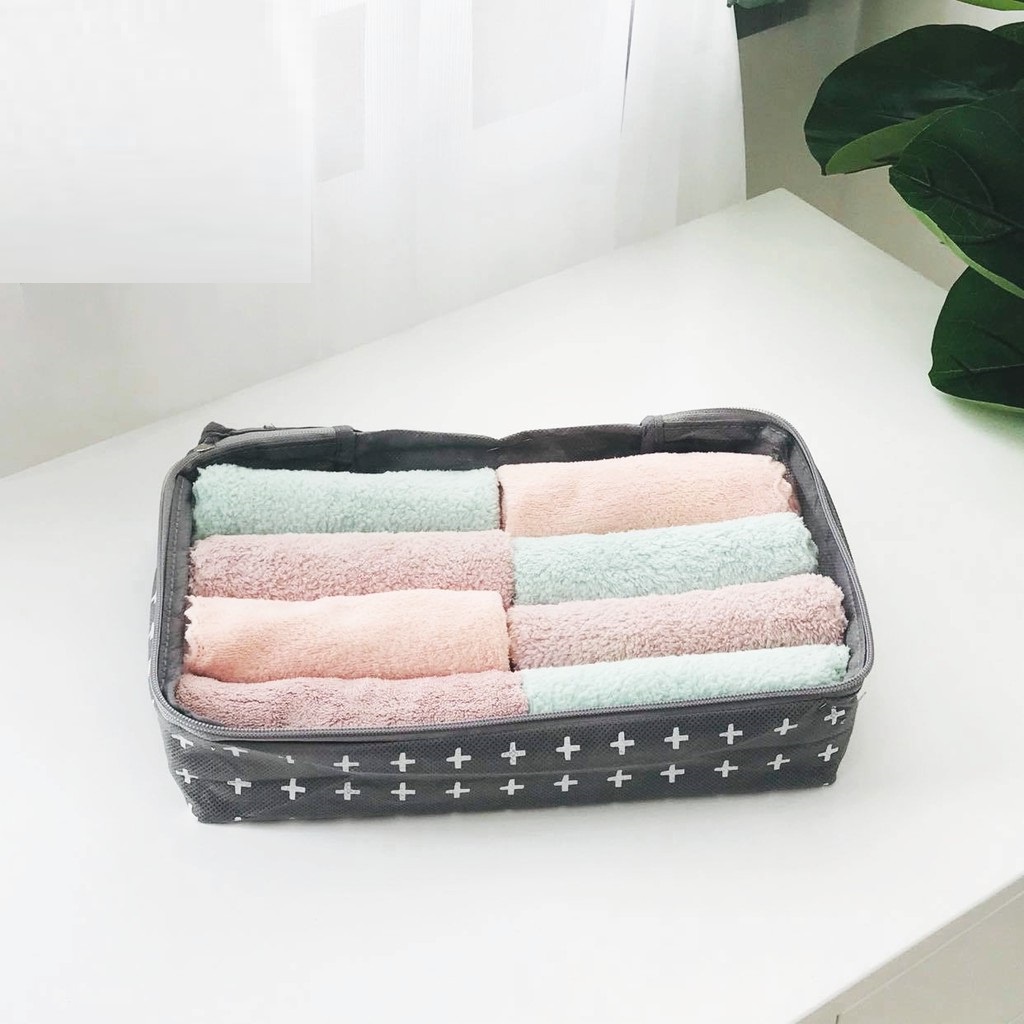 Túi du lịch có dây kéo Ollyhome, Túi đựng quần áo du lịch, Túi đựng đồ lót, Túi đựng đồ trang điểm, mỹ phẩm du lịch