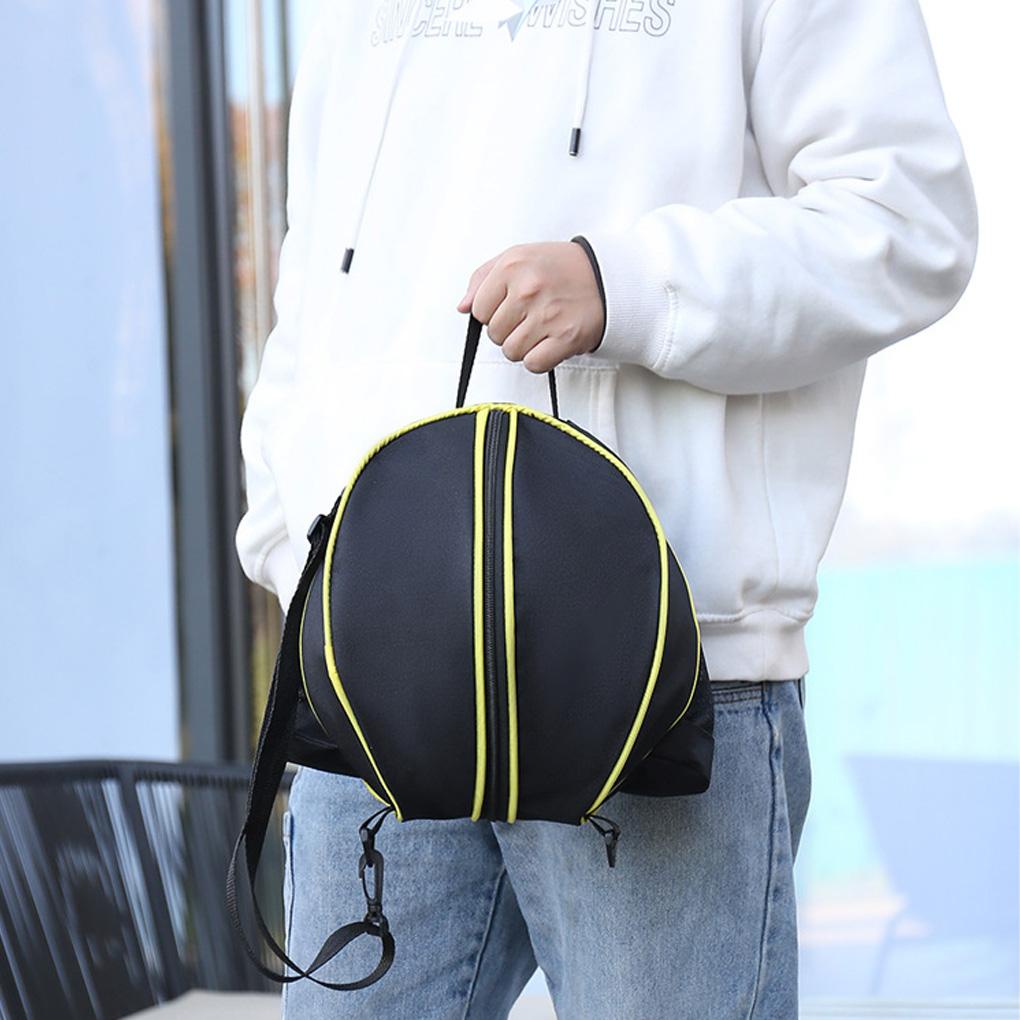 Ba Lô Đựng Bóng Rổ / Bóng Đá Di Động Bằng Vải Oxford Phối Lưới Có Thể Điều Chỉnh Và Giặt Rửa