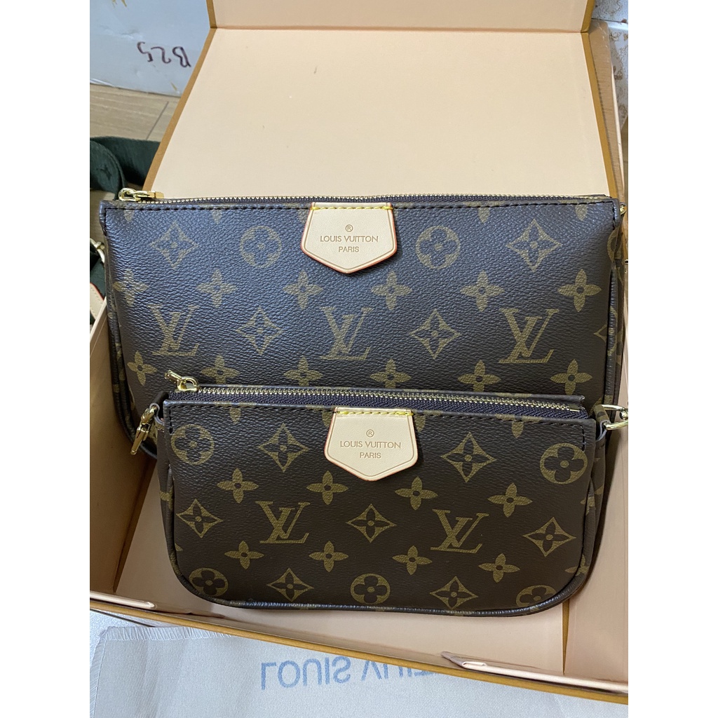 Túi LV 3 Chi Tiết - Super Full Box Size 22 - Multi Pochette Accessoires