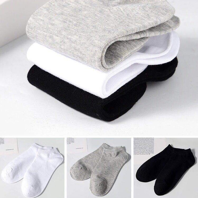 1 Đôi Tất Chân Thể Thao Cotton Thoáng Khí Thoải Mái Cho Nam Nữ