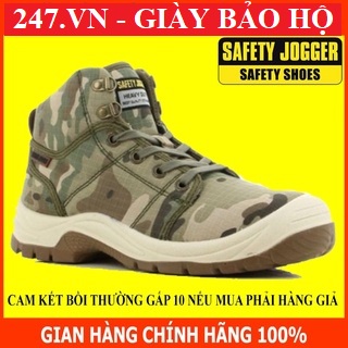 Giày Bảo Hộ Lao Động Safety Jogger Desert Mul, Đế PU, Chống Đâm Xuyên, Va Đập, Trơn Trượt