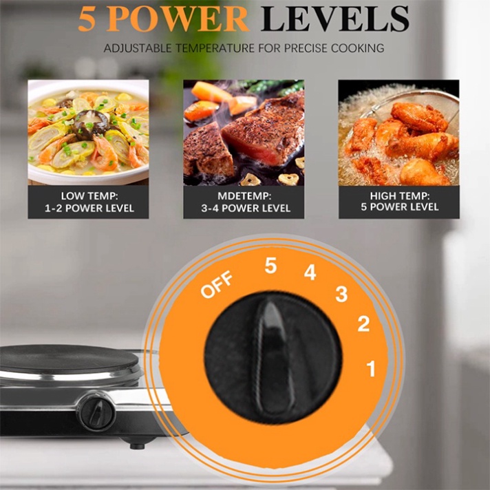 Bếp Điện đôi Đa Năng 2000W SOKANY SK-5107 - Không kén nồi