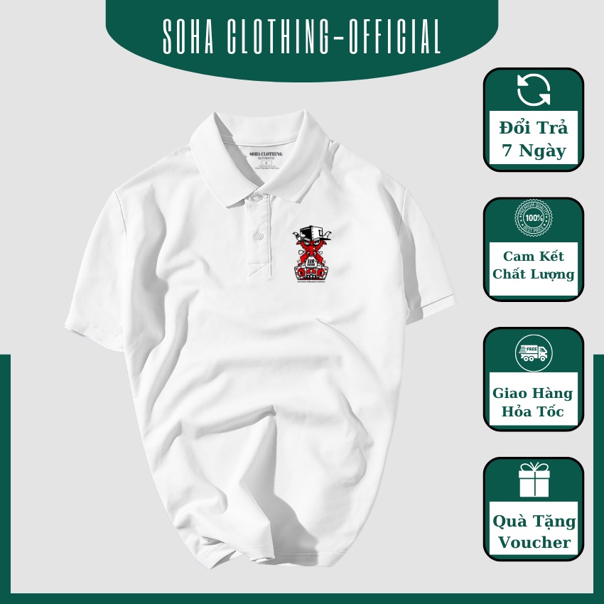 Áo polo nam , cổ dệt bo len ,áo thun nam có cổ tay ngắn thanh lịch trâu No1 - Soha Clothing