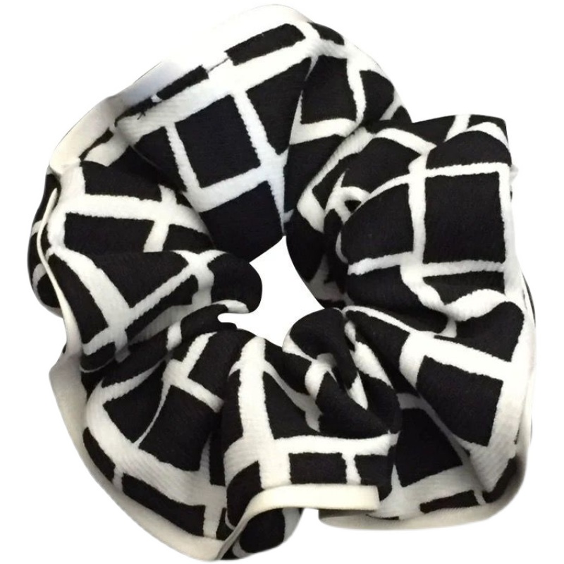 Dây Cột Tóc Họa Tiết Caro Đơn Giản Thời Trang Cho Nữ