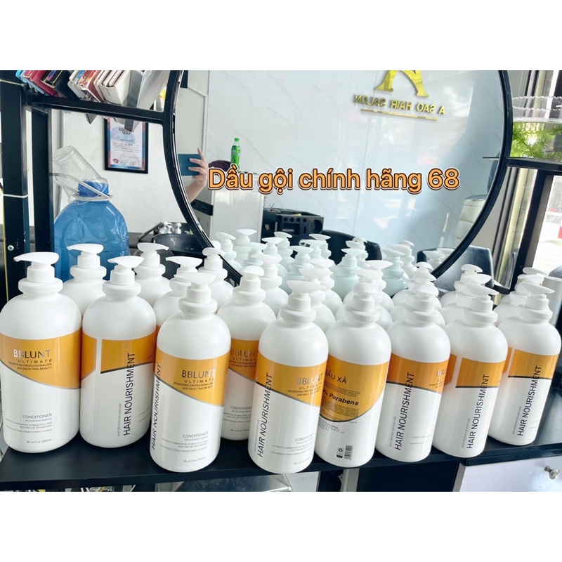 Dầu gội xả cặp BBLUNT 1922L dung tích lớn dùng cho cả gia đình