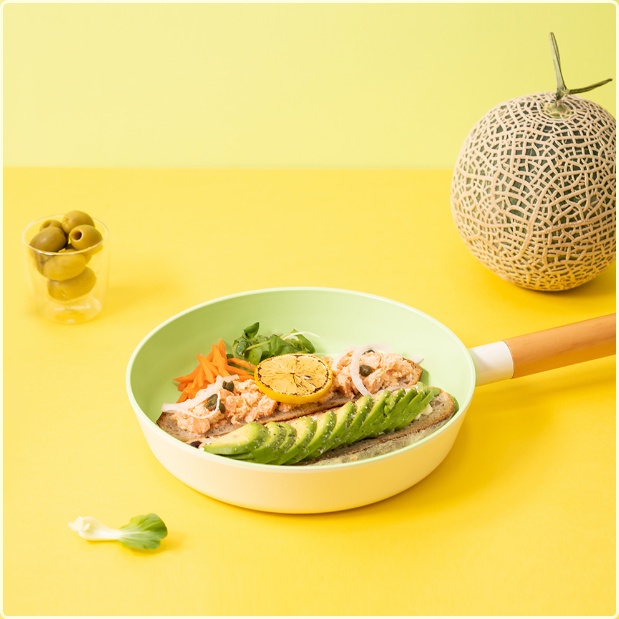 [Made In Korea] MYTEM DONO Frying Pan 24cm Non Stick IH Induction MERON Color