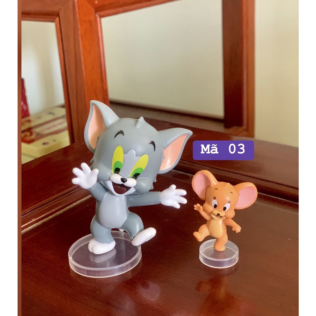 Mô hình đồ chơi nhân vật Tom and Jerry set 6 mô hình