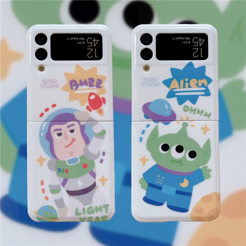 Ốp Điện Thoại Silica Gel Mềm Chống Sốc Hình Buzz Lightyear Dễ Thương Cho Samsung Galaxy Z Flip 4 Z Flip 3 5G Z Flip 4 Zflip3 Z Flip4 Z Flip 3