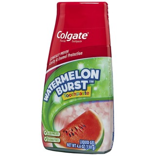 Kem đánh răng cho trẻ em 2+ hương dưa hấu Colgate Kids Toothpaste Anticavity Fluoride Toothpaste 130g