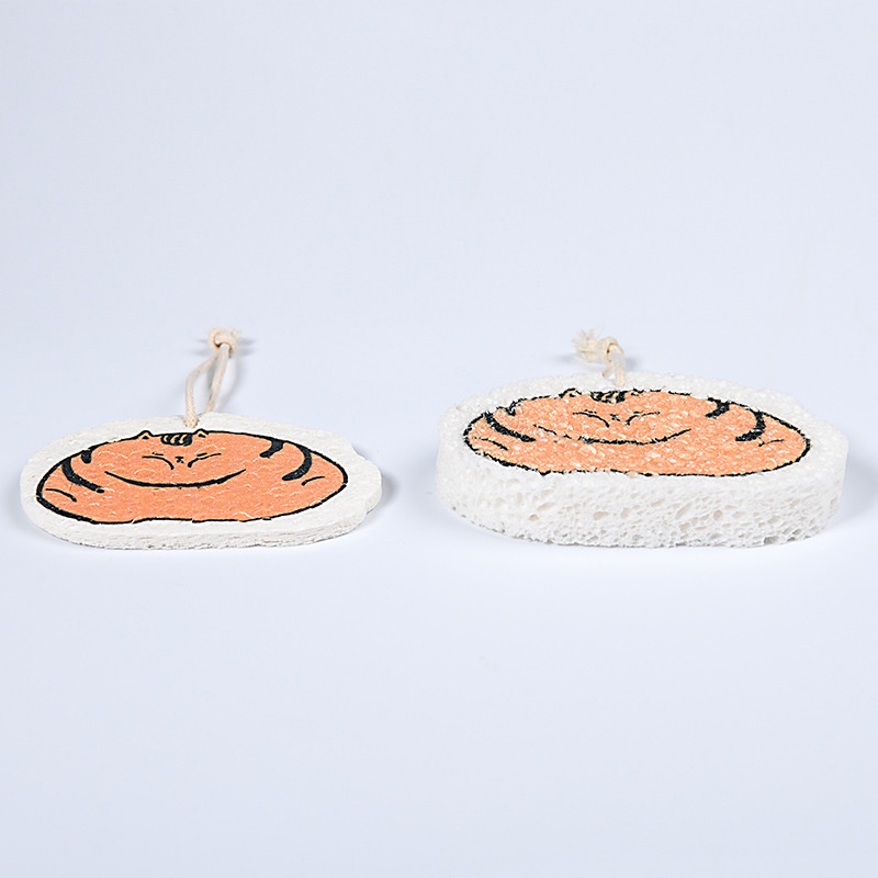 Miếng Bọt Biển Rửa Chén Bằng Gỗ Nén Thấm Hút Nước Lớn MM