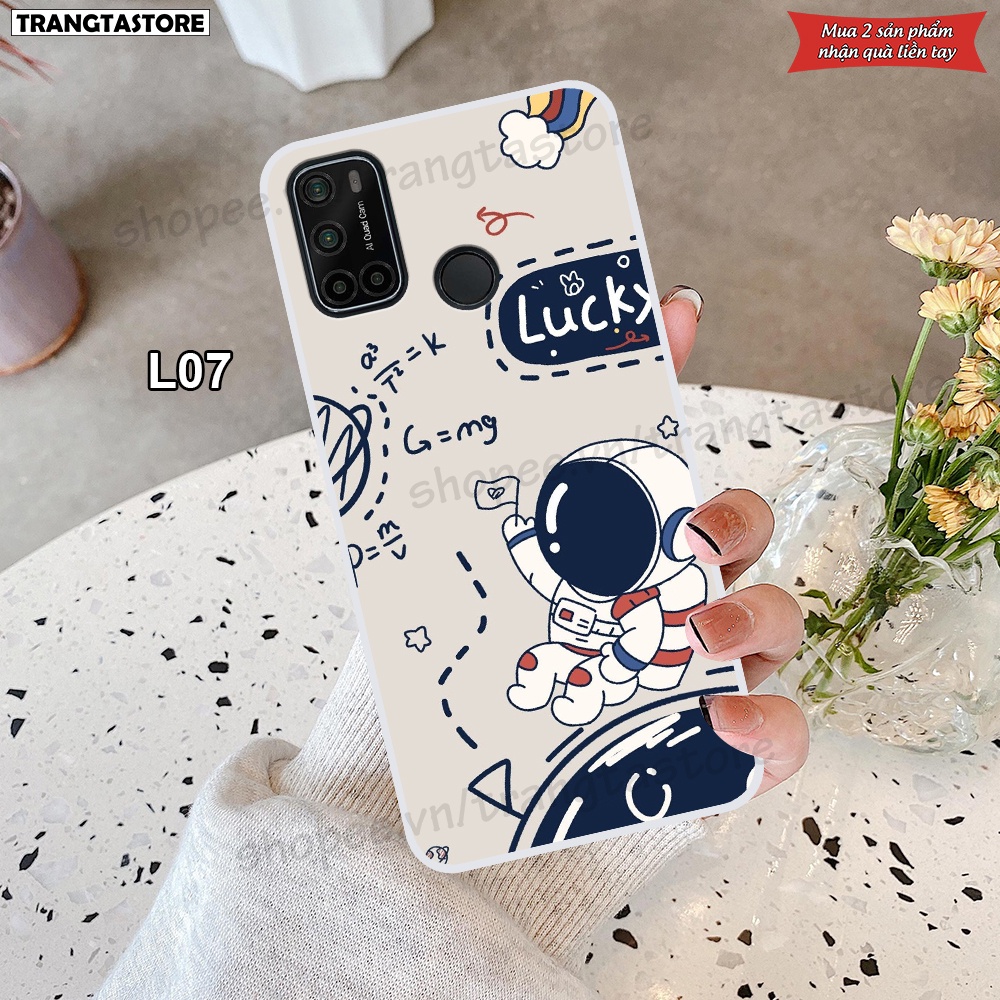 Ốp dẻo trong Vsmart Joy 4 - Star 5 - Live 4 in hình vũ trụ, phi hành gia, spaceX