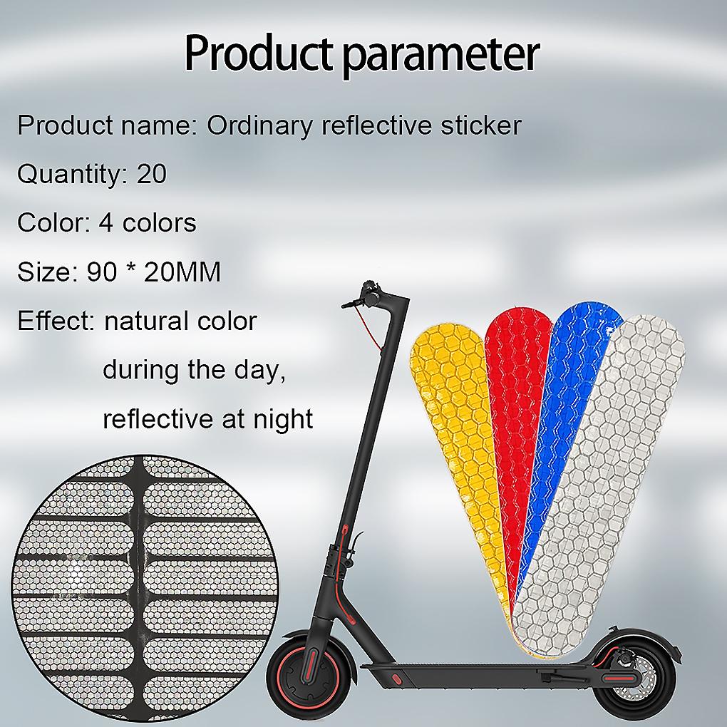 Nhãn Dán Phản Quang Bằng PVC Tự Dính Chống Chịu Thời Tiết Cho Xe Điện