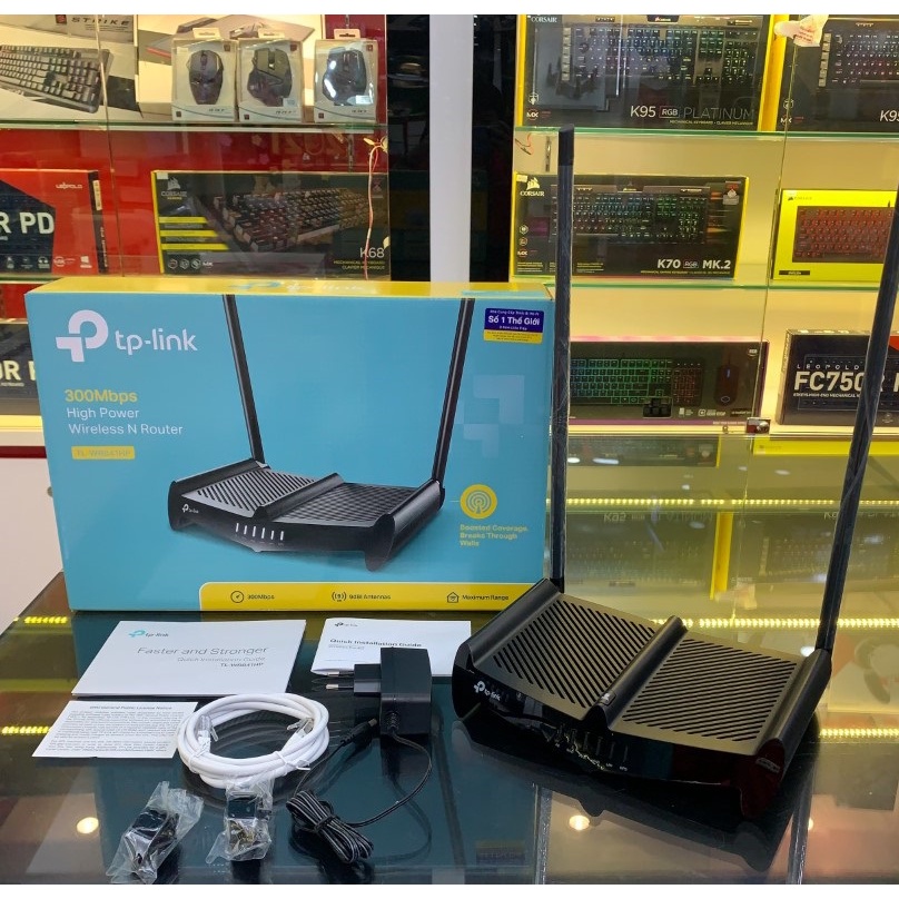 Bộ phát wifi TP-Link TL-WR 941HP/TL-WR 841HP Wireless N450Mps/300Mbps Xuyên tường - Chính hãng, Bảo hành 24 tháng