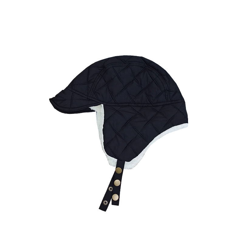 Mũ Lưỡi Trai Chất Nhung Cotton Họa Tiết Sọc Caro Phong Cách Hàn Quốc Chống Thấm Nước Thời Trang Thu Đông Cho Nữ