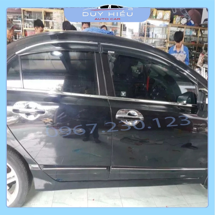 Nẹp chân kính Honda Civic 2008