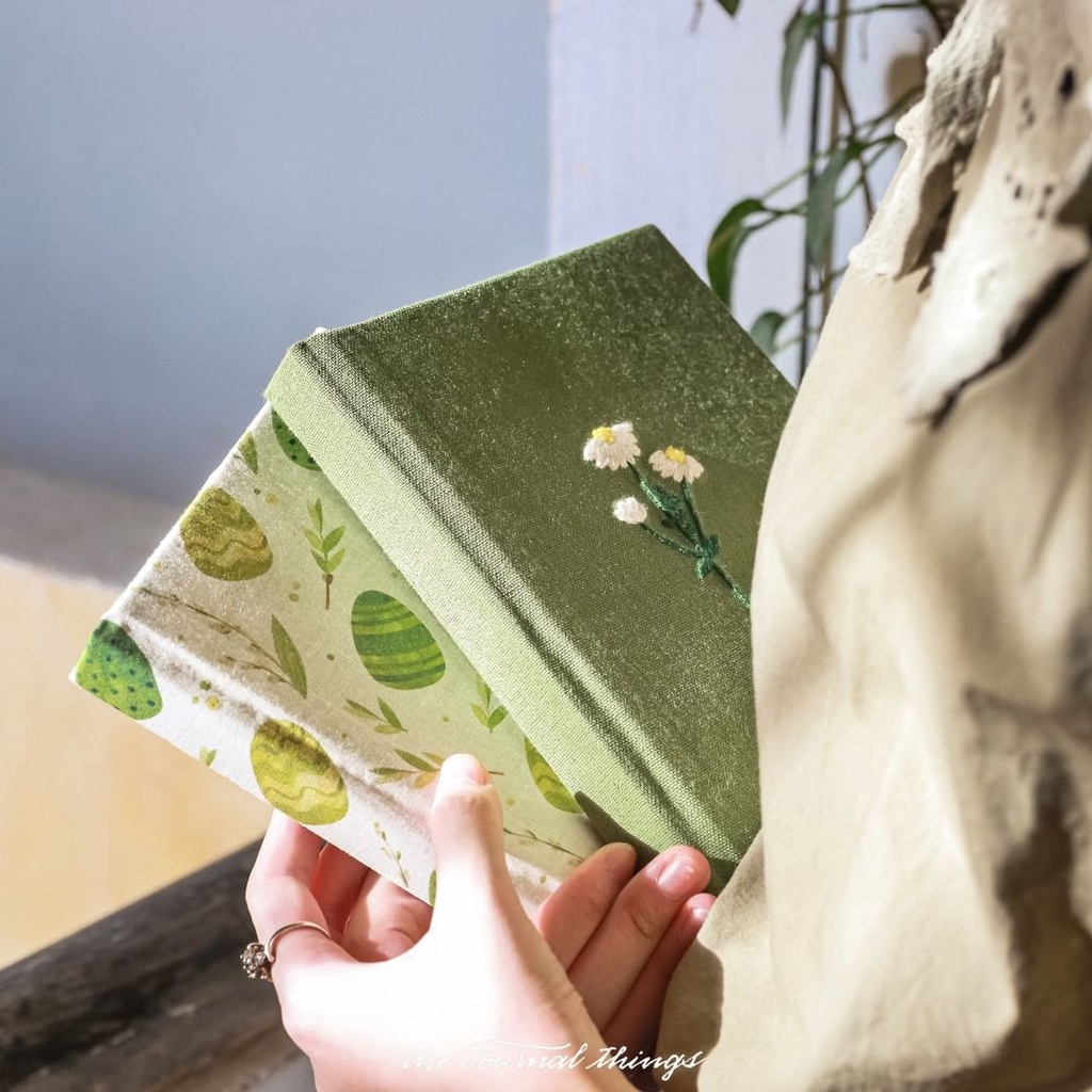 Sổ Bìa Vải Hoa A5