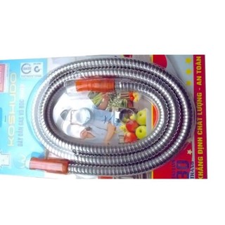 Dây dẫn gas vỏ bọc inox Hàn Quốc Kushudo
