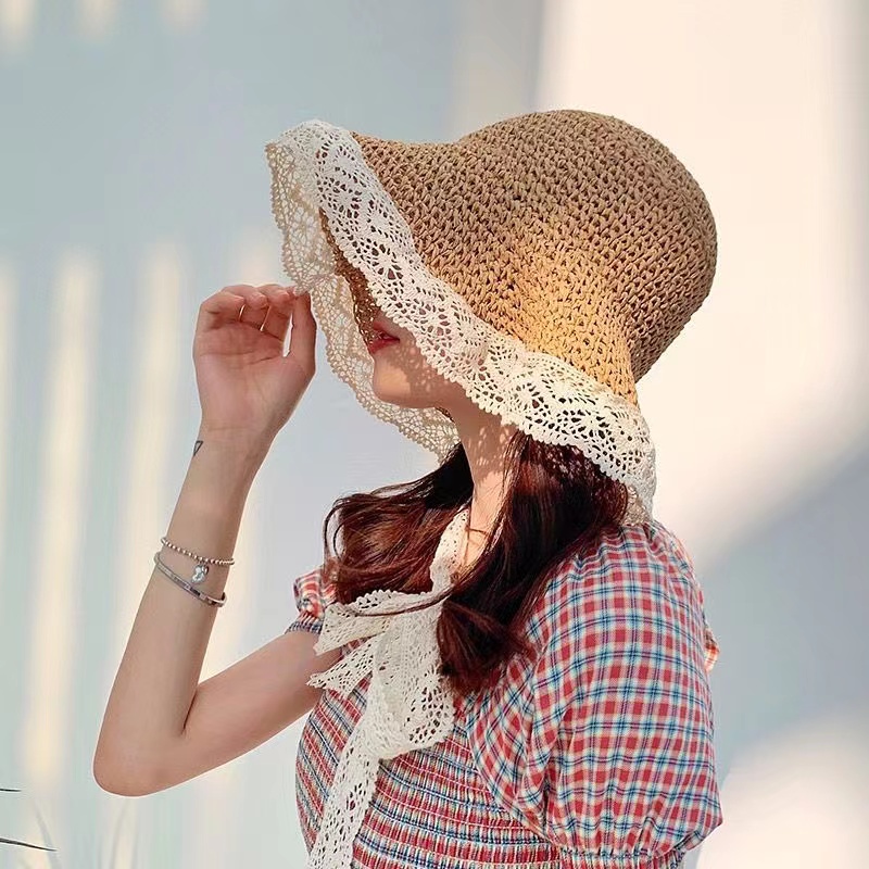 Nón Tai Bèo Đan Cói Thời Trang Mùa Hè Cho Mẹ Và Bé
