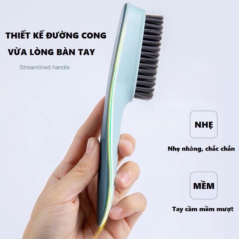BỘ BÀN CHẢI QUẦN ÁO PASTEL, BÀN CHẢI ĐÁNH GIẦY DÉP ĐA NĂNG CAO CẤP
