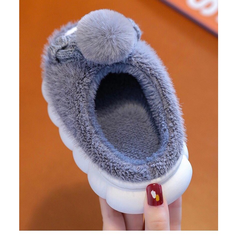 Dép bông cho bé đi trong nhà đế Dày chống trơn trượt Boys & Girls SC05