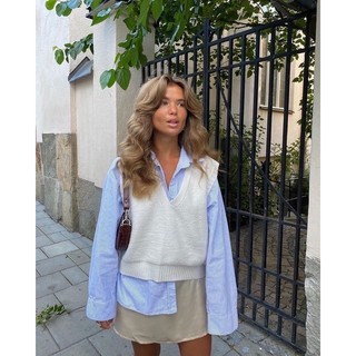 vest knit HM nude