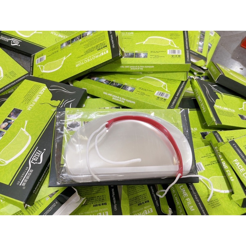 Hộp 50 Miếng Dán Trán Đa Năng Che Mặt Có Dây Đeo Cắt Tóc / Cắt Mái, Nhuộm Tóc