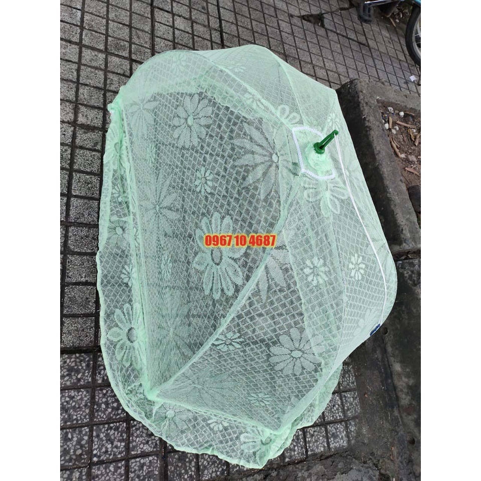 Màn chụp em bé made in việt nam khung thép cao cấp - Mùng chụp tự bung cho bé, trẻ em