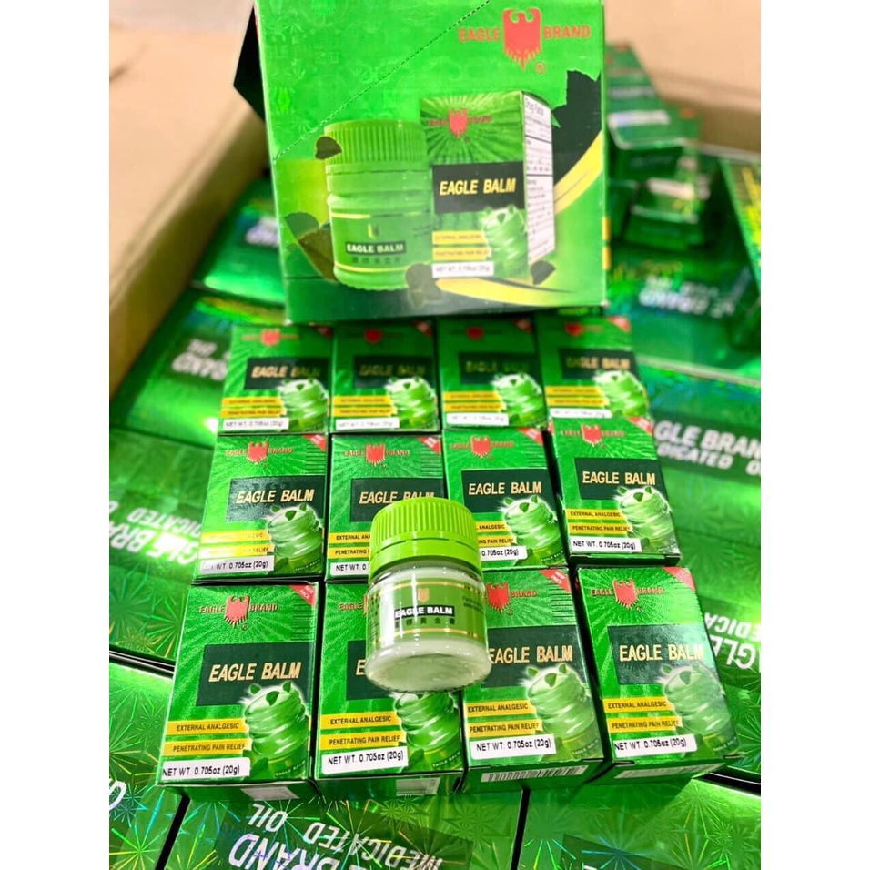 Dầu cù là xanh con ó hộp 20g