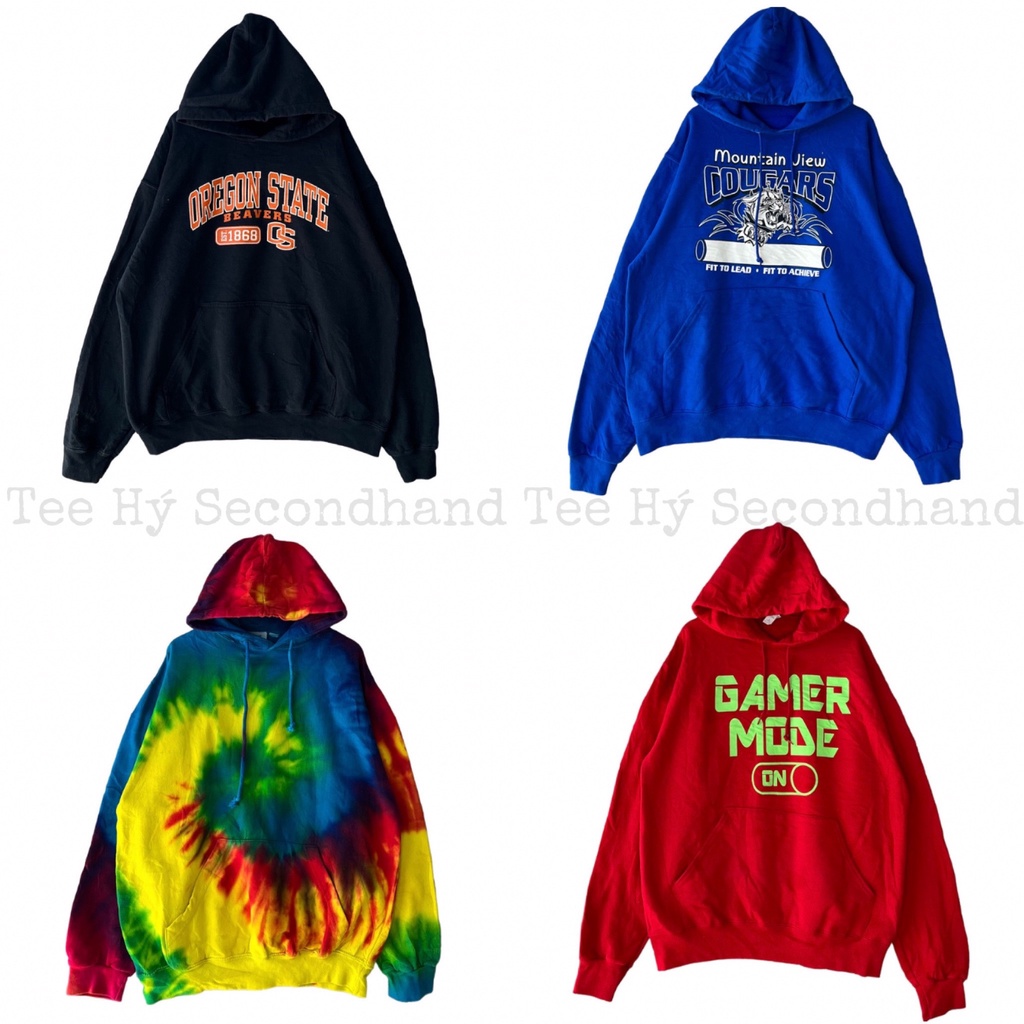 Áo Hoodie secondhand-2hand nhiều size S-M-L