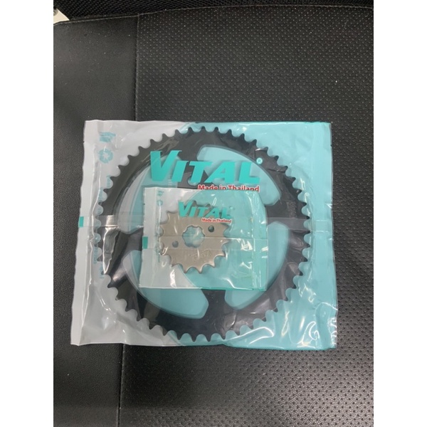 Dĩa kiểu Winner, Winner X, Sonic, CBR 150, 250 chuẩn 428-38T đến 47 răng)- NSD, Nhông sên dĩa VITAL Chính hãng Thái Lan