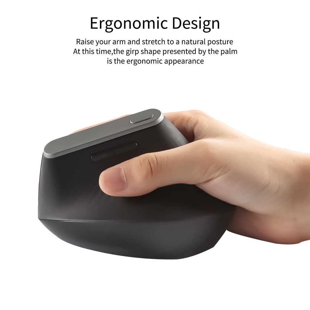 Chuột Quang Không Dây Dạng Đứng 2.4GHz Cho Máy Tính