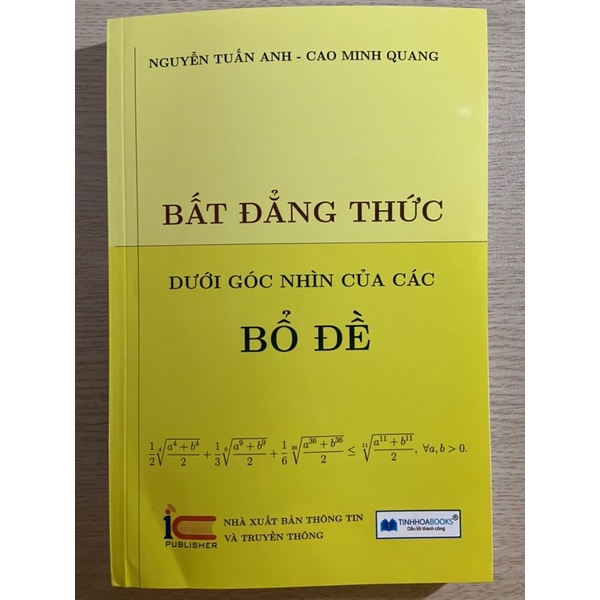 Sách - Bất đẳng thức dưới góc nhìn của các bổ đề