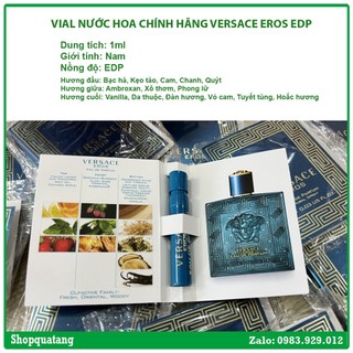 Nước hoa vial nam versace eros edp 2020