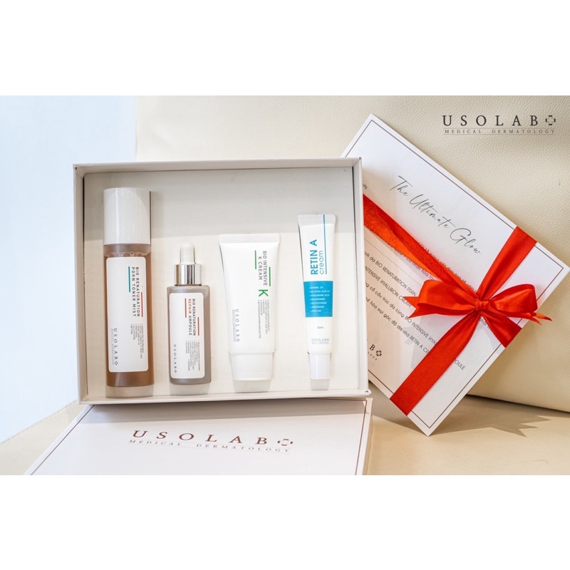 Tách Set Usolab Bán Lẻ Không Box Các SP Chăm Sóc Da Chuyên Sâu Trẻ Hoá - Cấp Nước - Phục Hồi Làm Khoẻ Da