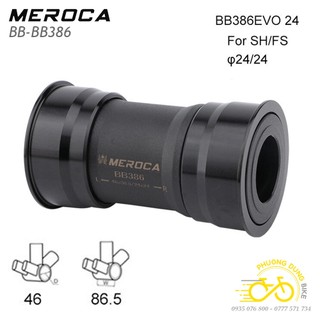 Trục giữa cốt rỗng xe đạp meroca bb386