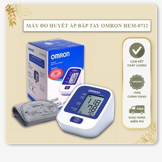 [Thương Hiệu Nhật Bản] Máy Đo Huyết Áp Bắp Tay Tự Động Omron HEM-8712 | Bảo Hành 5 Năm