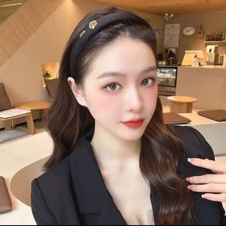 Bờm tóc hoa hồng sang chảnh Korean
