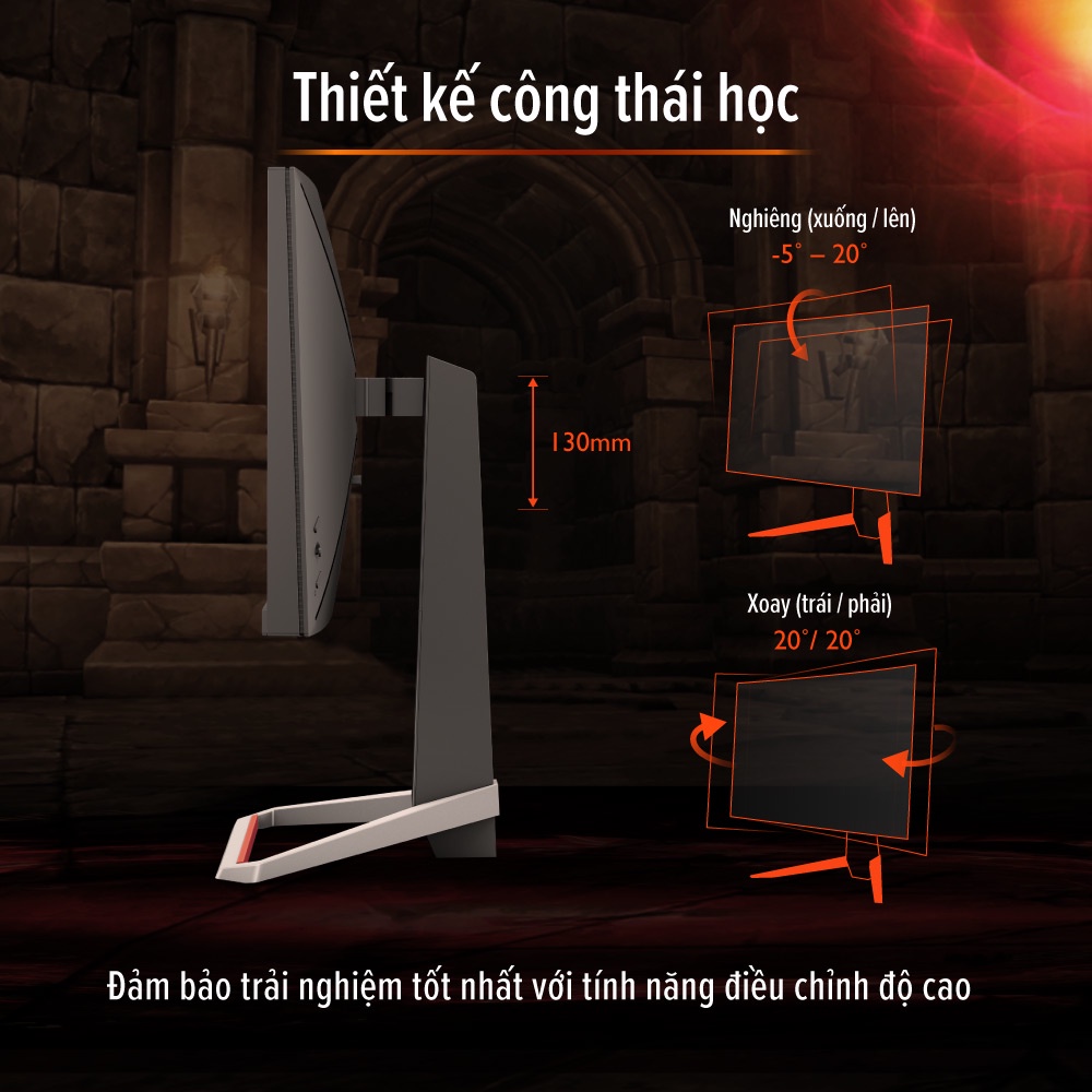 Màn hình máy tính BenQ MOBIUZ EX2710S 27" FHD IPS 165Hz 1ms HDRi FreeSync chuyên gaming tích hợp tính năng bảo vệ