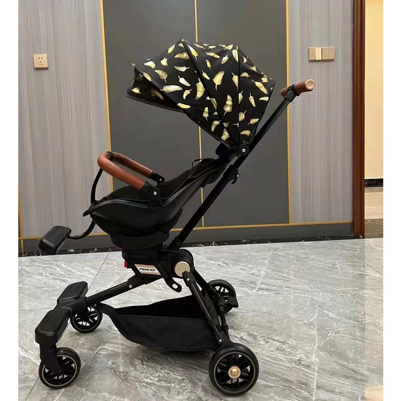 XE ĐẨY ĐẢO CHIỀU GẤP GỌN CÓ CHẾ ĐỘ NGẢ TỰA LƯNG V22 BAOBAOHAO