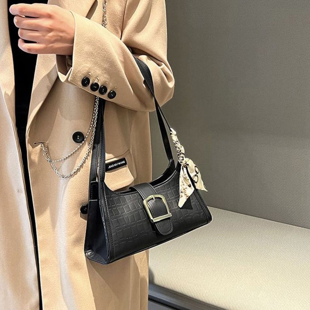 Jianneng Túi Xách Kẹp Nách / Đeo Vai Cỡ Nhỏ Đa Năng Thời Trang Kiểu Pháp Cho Nữ