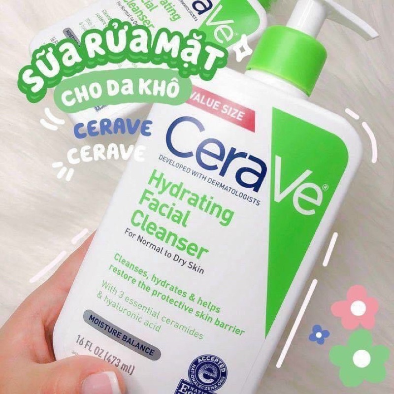 sữa rửa mặt CERAVE 473ml