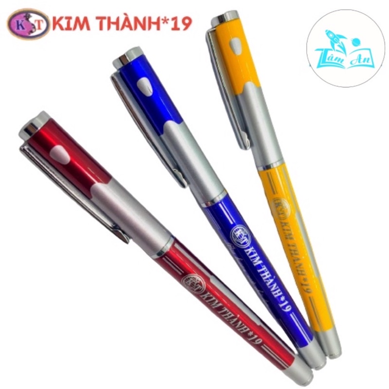 Bút máy luyện chữ Kim Thành 19- Bút mực học sinh ngòi mài bơm pittong