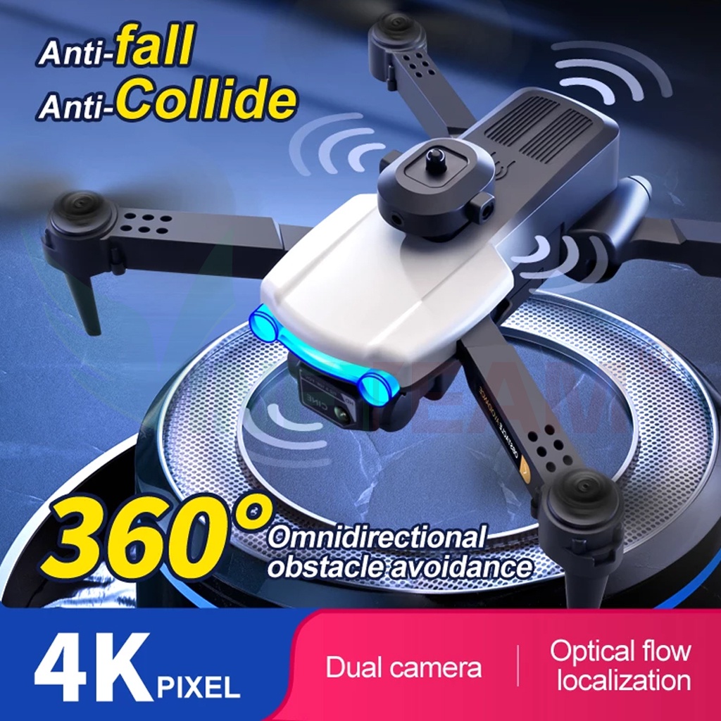 Flycam Mini Giá Rẻ Drone Camera 4K K102 Pro Có Cảm Biến Tránh Va Chạm, Truyền Hình Ảnh Trực Tiếp Về Điện Thoại -dc4897 | BigBuy360 - bigbuy360.vn