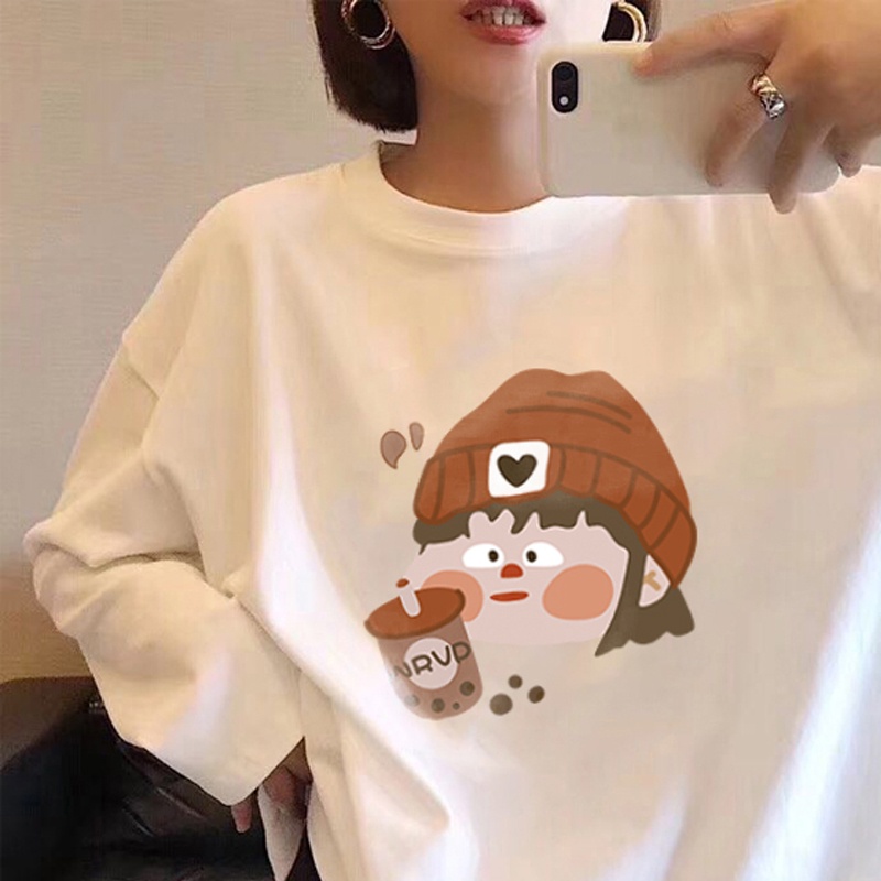 NRVP Áo Thun Nữ Dài Tay Thời Trang Hàn Quốc 2023