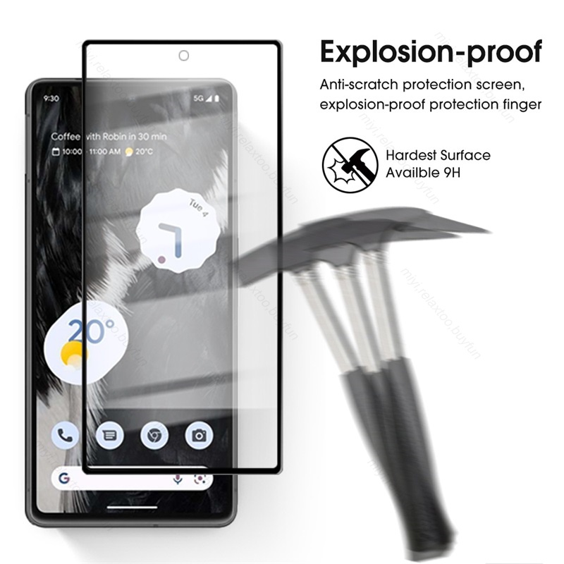 2pieces Curved Screen Protector Tempered Glass Film For Google Pixel 7 Pro 5G Protective Glass