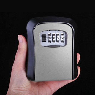 4 Digit Combination Code Plastic Heavy Duty Daily Easy Install High Security Indoor Outdoor Key Safe Box