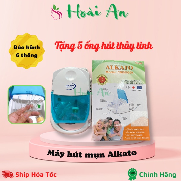 Máy hút mụn đầu đen mụn cám Alkato siêu khỏe cho spa | Máy hút mụn Alkato